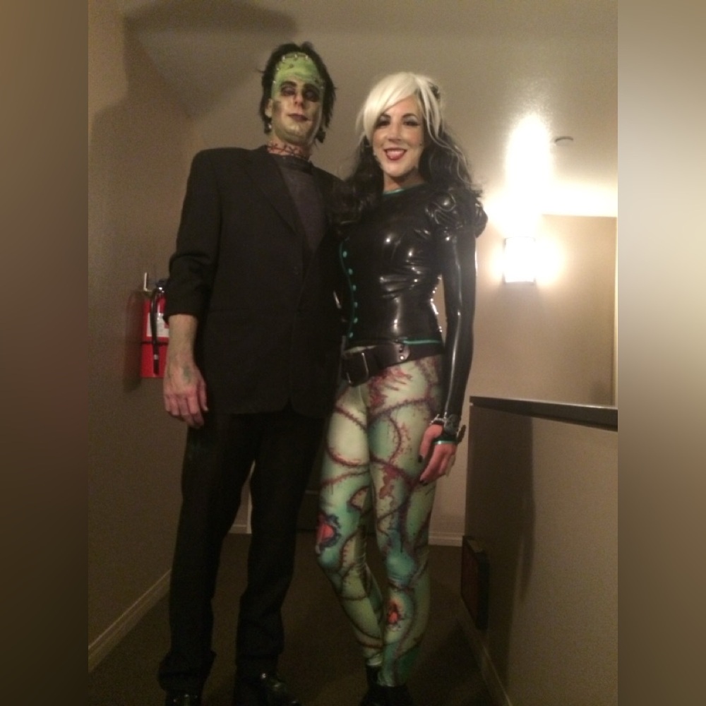 BlackMilk Frankensteins Monster leggings sz M